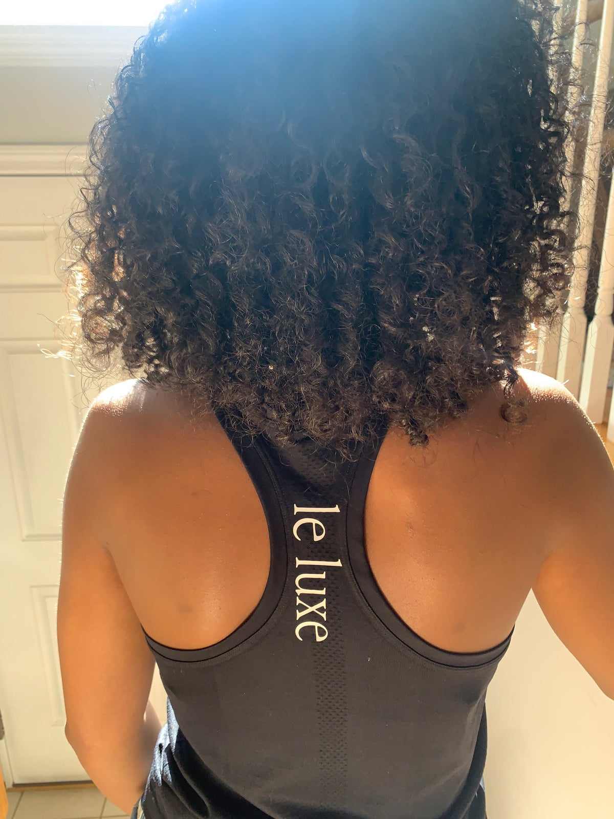 le luxe (Luxury) Crew Neck Racerback Tank Top