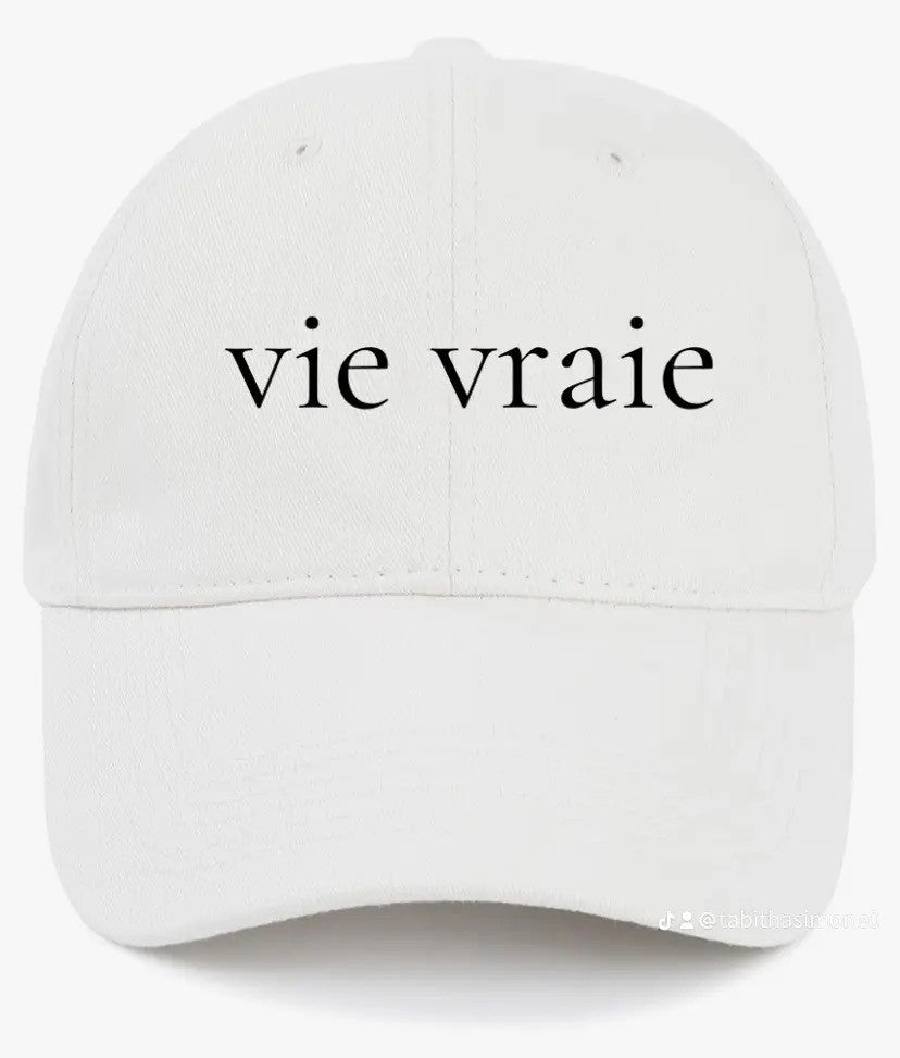 vie vraie (Real Life) Cotton Baseball Cap