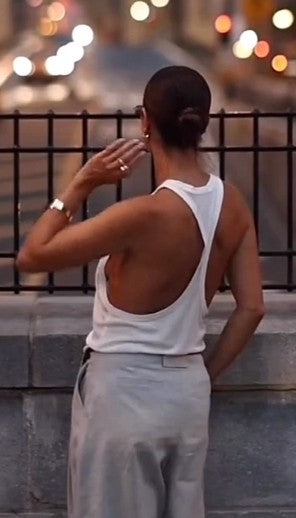 Simone White Tank Top Exclusive Order