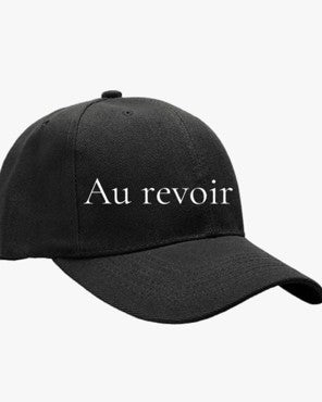 Au revoir (Goodbye) Cotton Baseball Cap