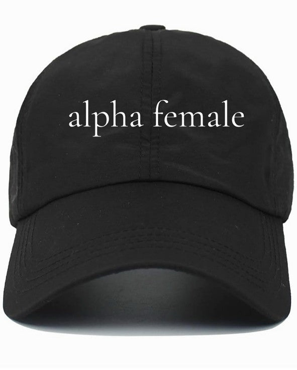 alpha female (Dominate) Cotton Baseball Cap