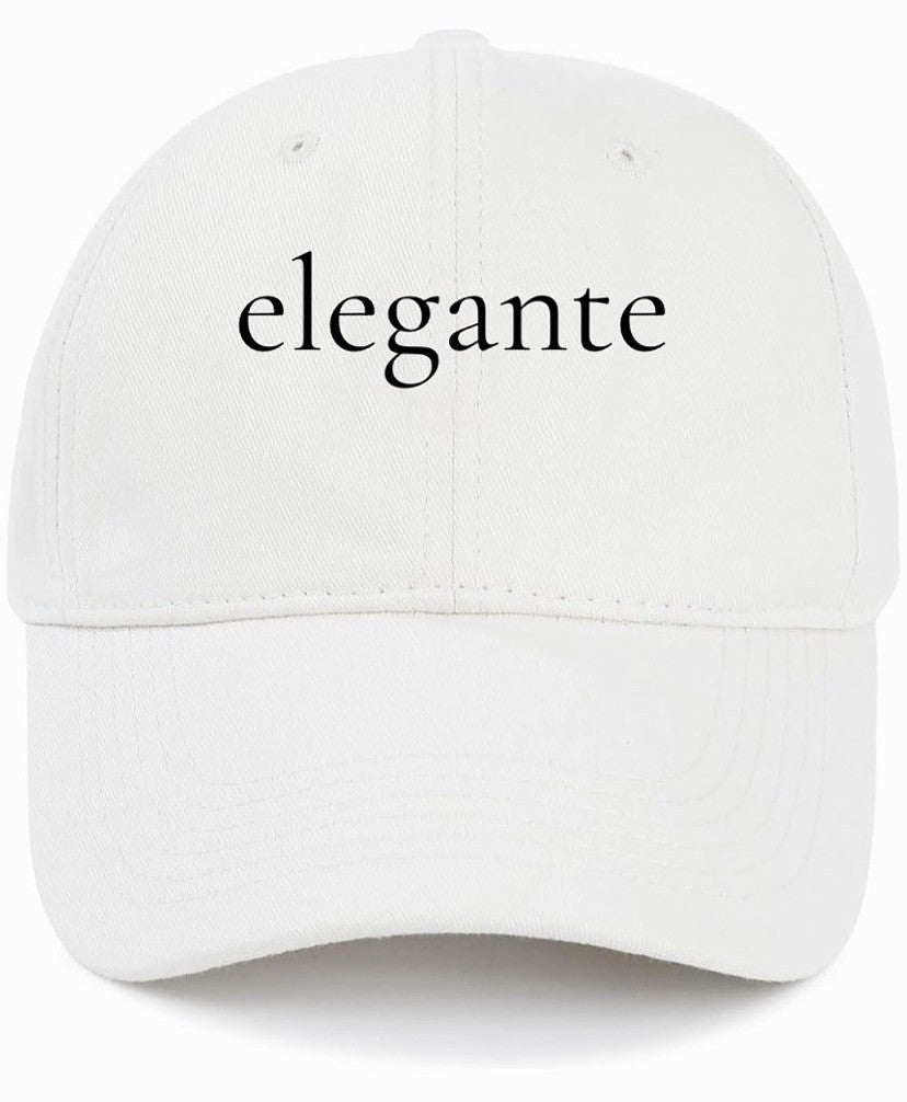 elegante (Stylish) Cotton Baseball Cap