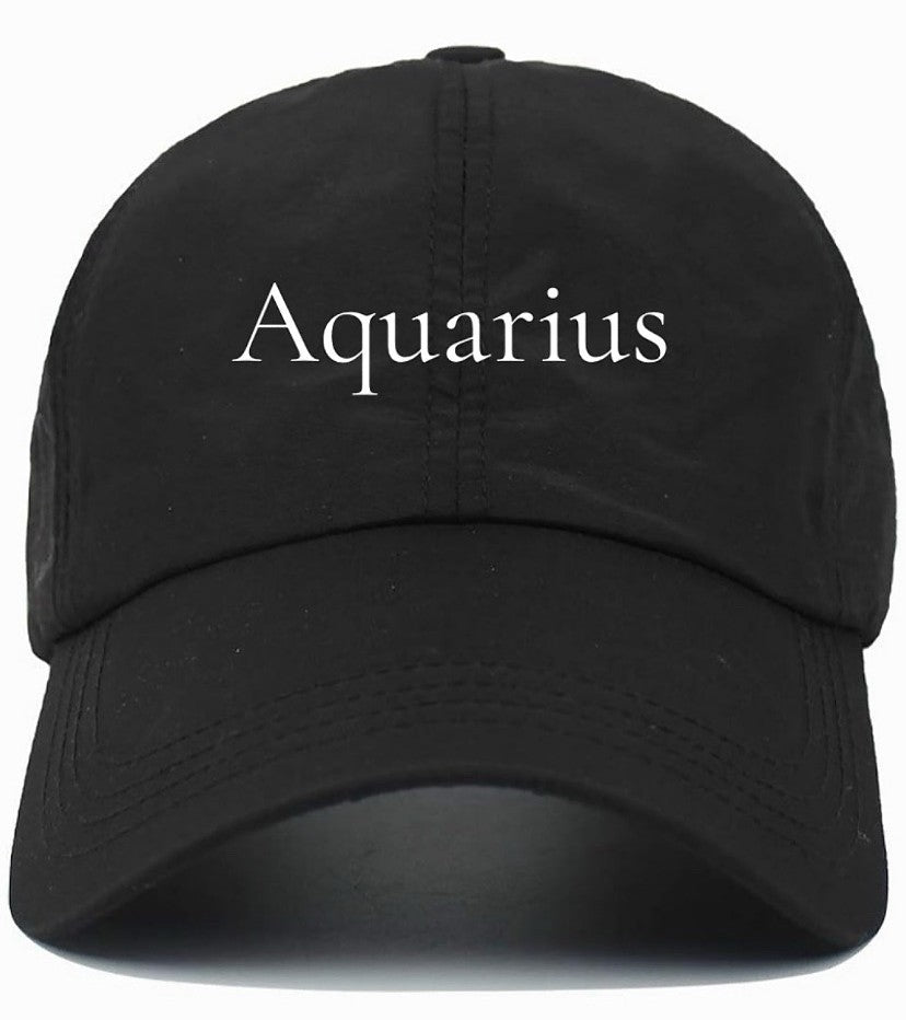 Aquarius Cotton Baseball Cap
