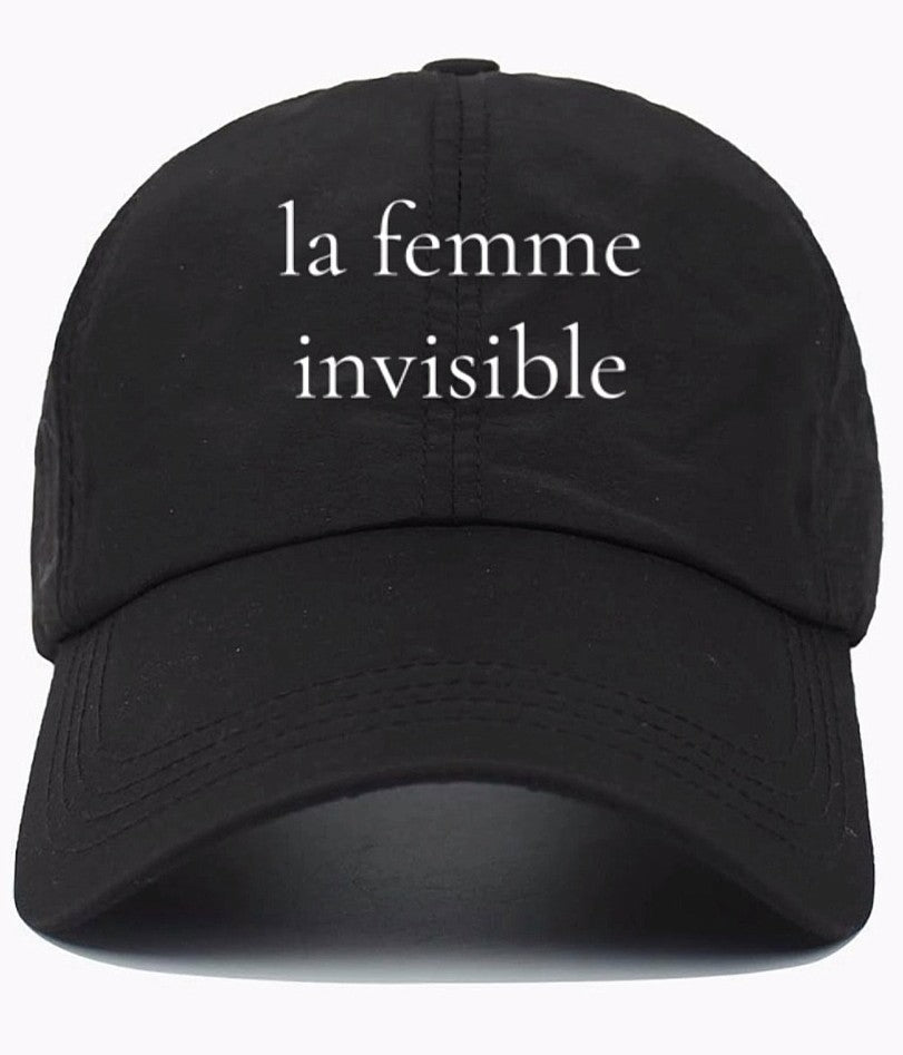 la femme invisible (Invisible Woman) Cotton Baseball Cap