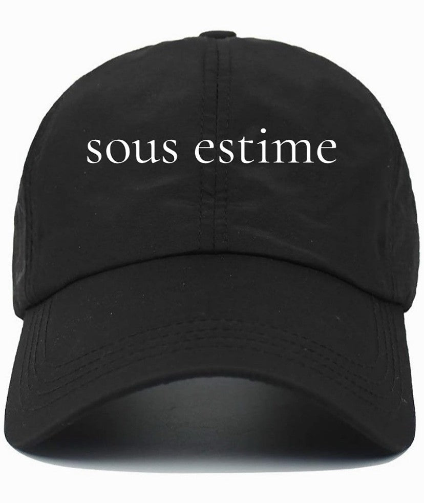 sous estime (Underestimate) Cotton Baseball Cap