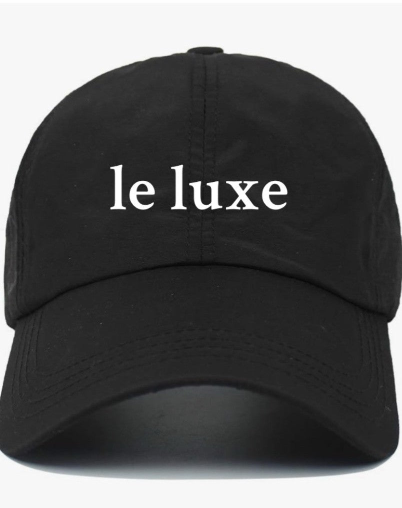 le luxe ( Luxury) Cotton Baseball Cap Limited Edition