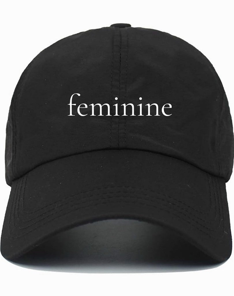 feminine Cotton Baseball Cap Limited Edition