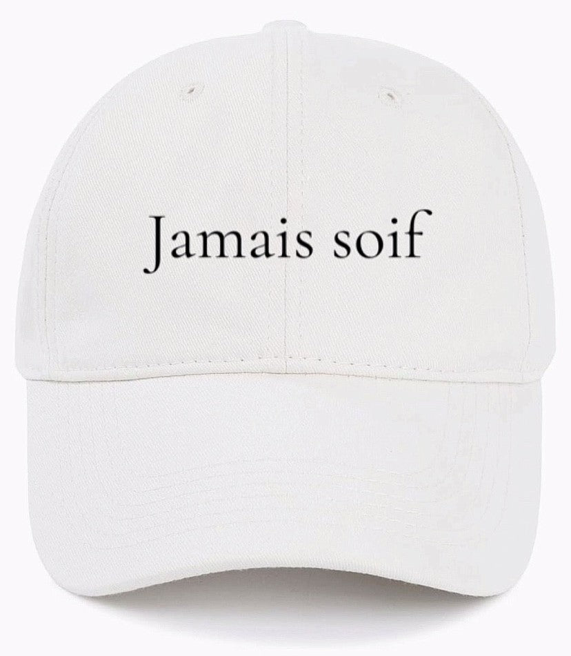 Jamais soif (Never Thirsty) Cotton Baseball Cap
