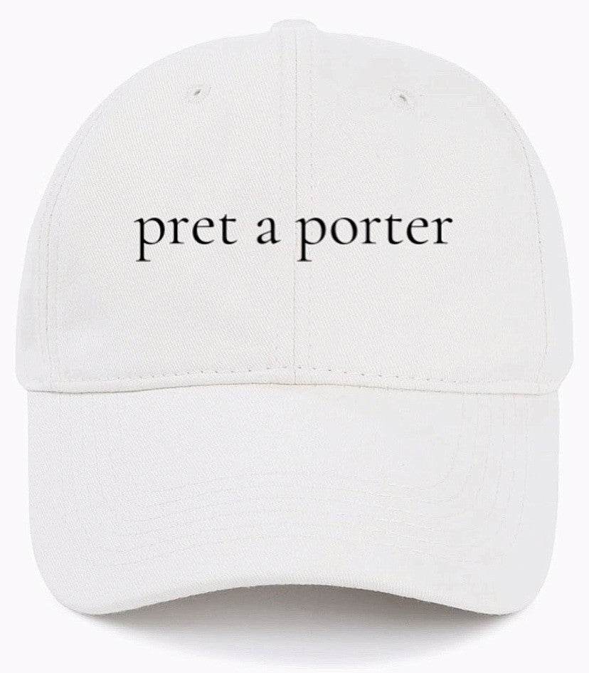 pret a porter                         (Ready To Wear)                                  Cotton Baseball Cap