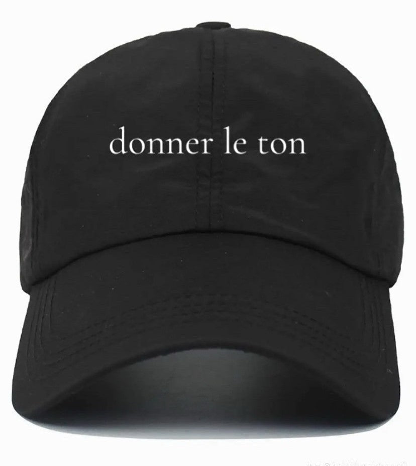 donner le ton (Set The Tone) Cotton Baseball Cap