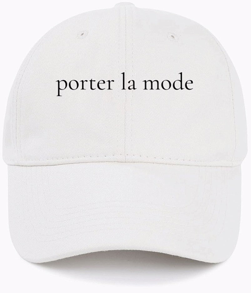 porter la mode                            (Wear Fashion)                             Cotton Baseball Cap
