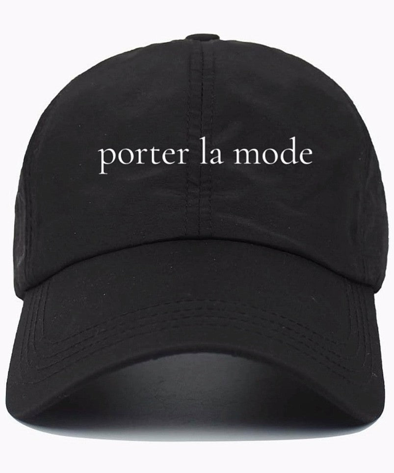 porter la mode                (Wear Fashion)                                           Cotton Baseball Cap
