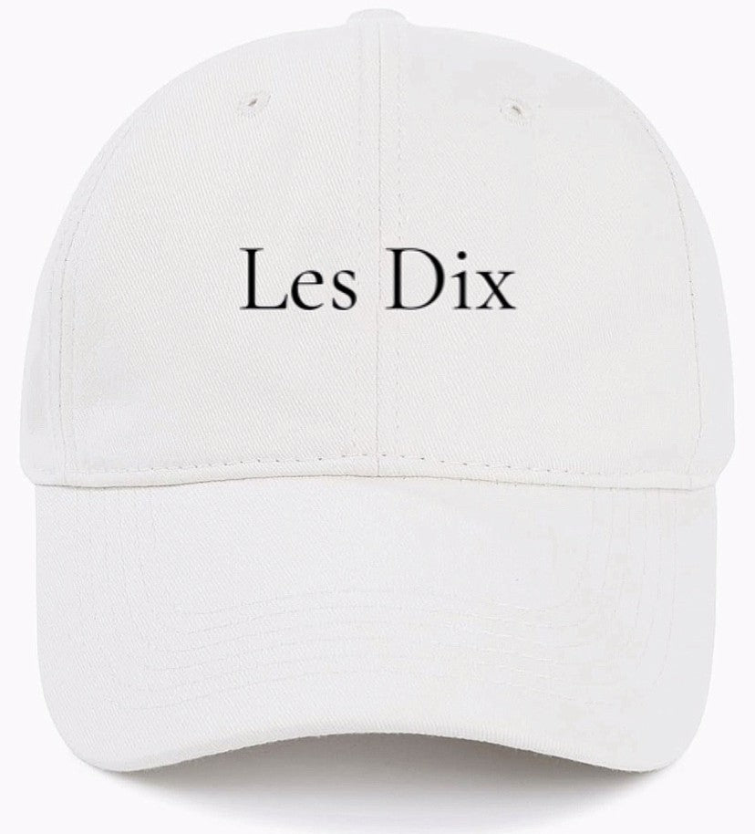 Les Dix                                    (Number 10)                                     Cotton Baseball Cap