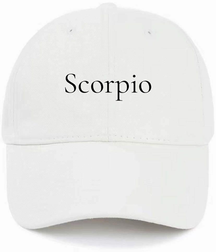 Scorpio Cotton Baseball Cap