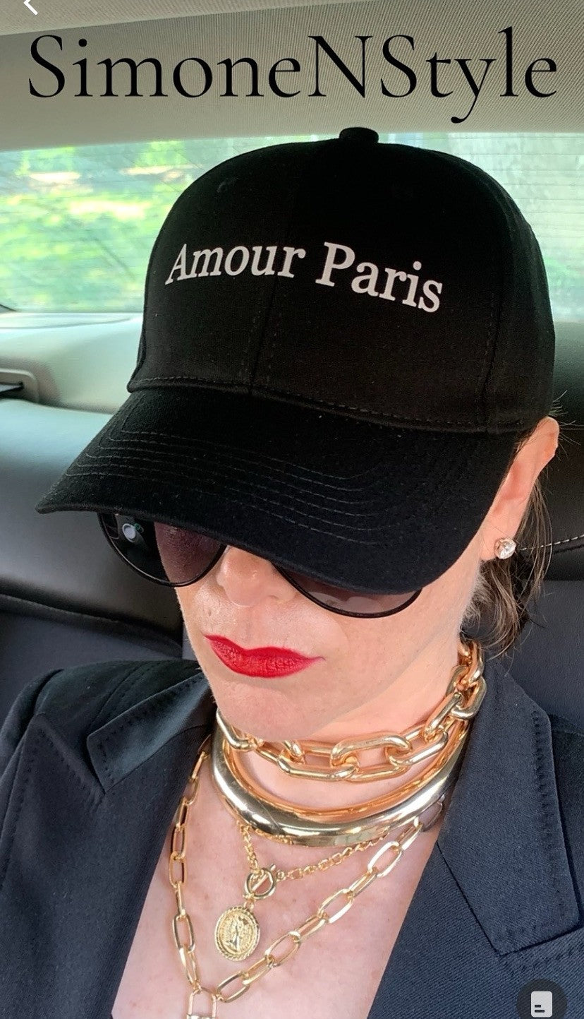 Amour Paris Cotton Baseball Cap Limited Edition