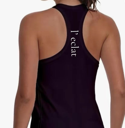 l' eclat                     (brilliance)                                                                            Racerback Tank Top