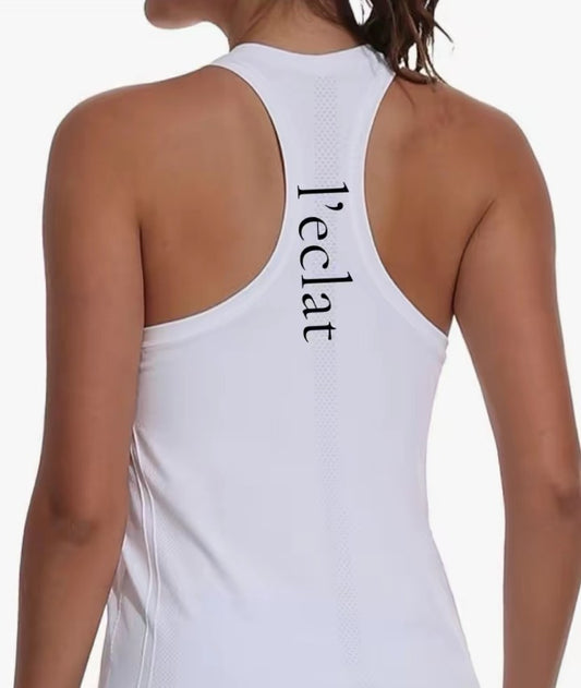 l' eclat                    (brilliance)                                                                            Racerback Tank Top