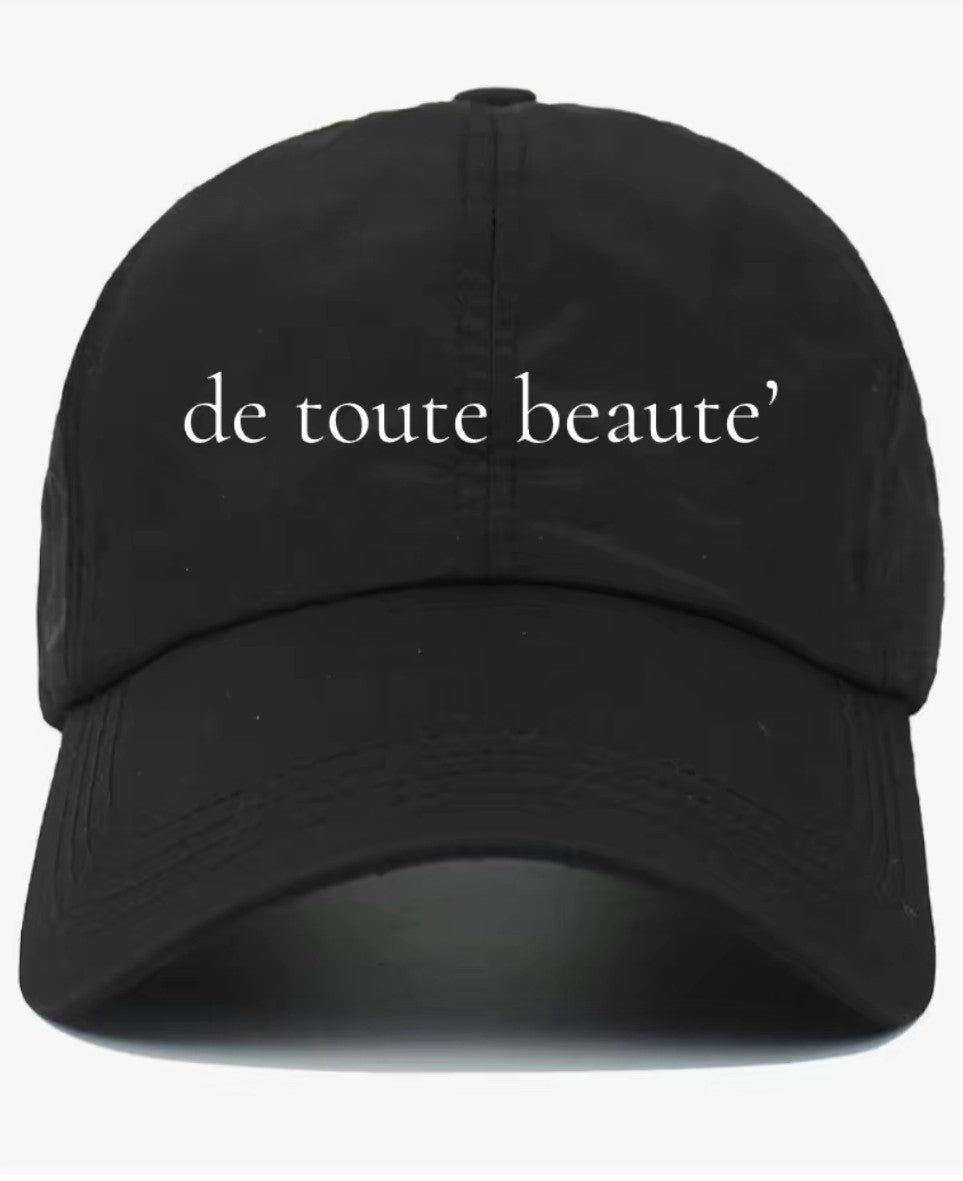 de toute beaute' (Beautiful) Cotton Baseball Cap