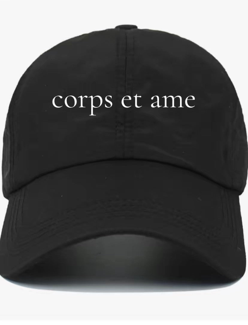 corps et ame                            (Body and Soul)                             Cotton Baseball Cap