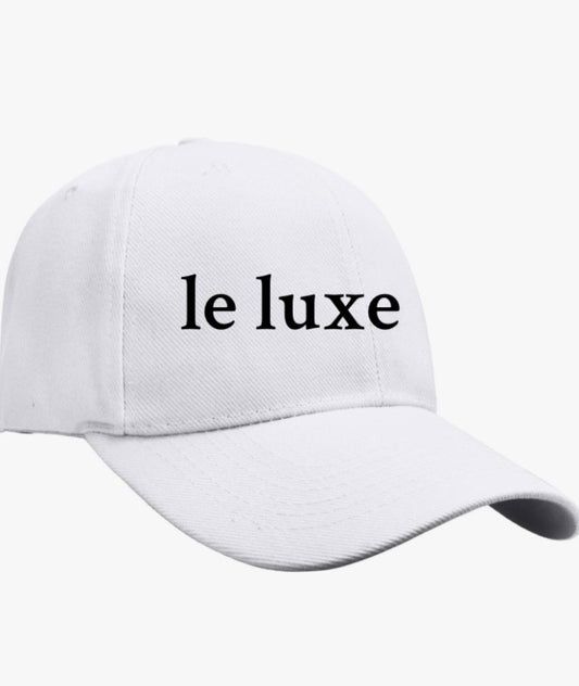 le luxe                                                  (Luxury)                                       Cotton Baseball Cap