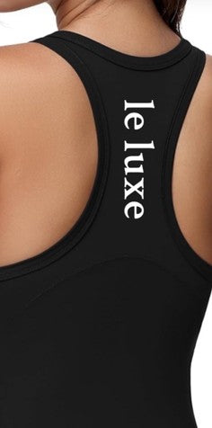 le luxe                            (Luxury)               Crew Neck Racerback Tank Top
