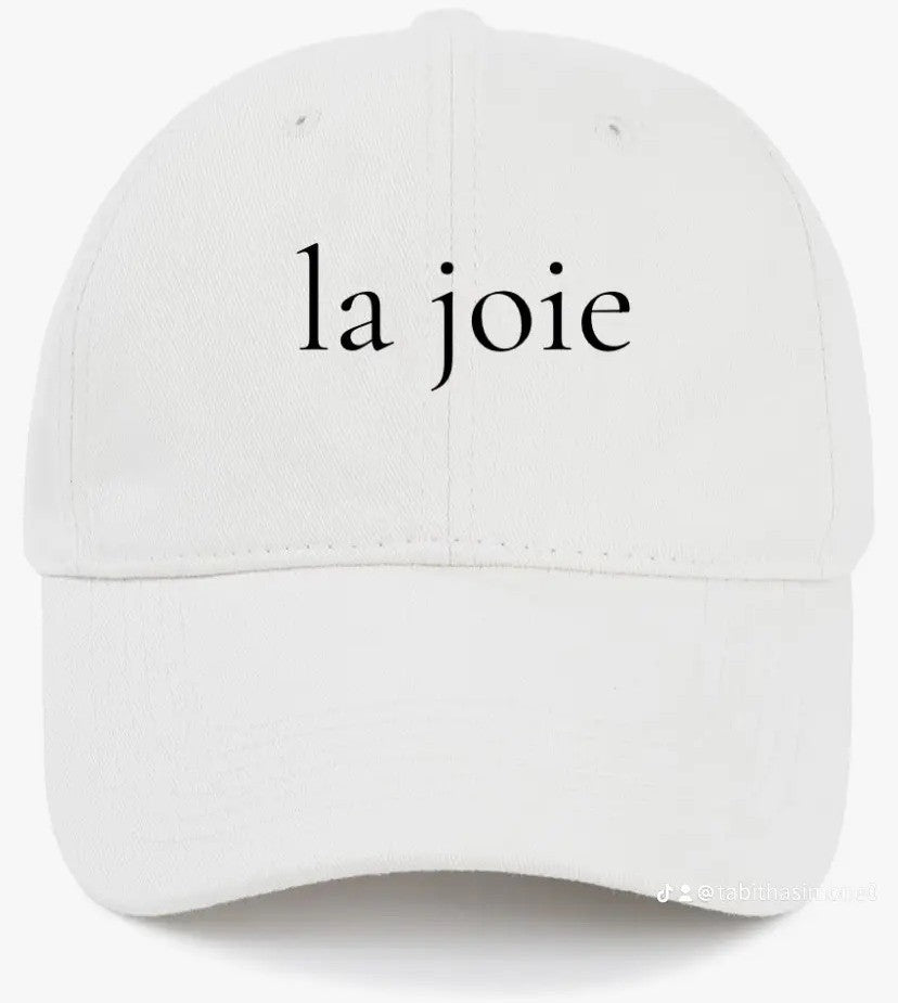 la joie                                  (Joy)                                                                        Cotton Baseball Cap