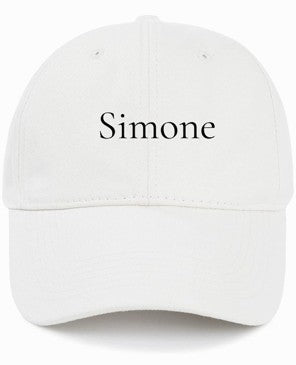 Simone             (Joy Is Our Timeless Escape)                                        Cotton Baseball Cap