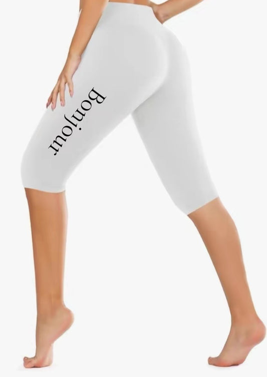 Bonjour         (Good Morning/Hello)                                                                              Capri Legging