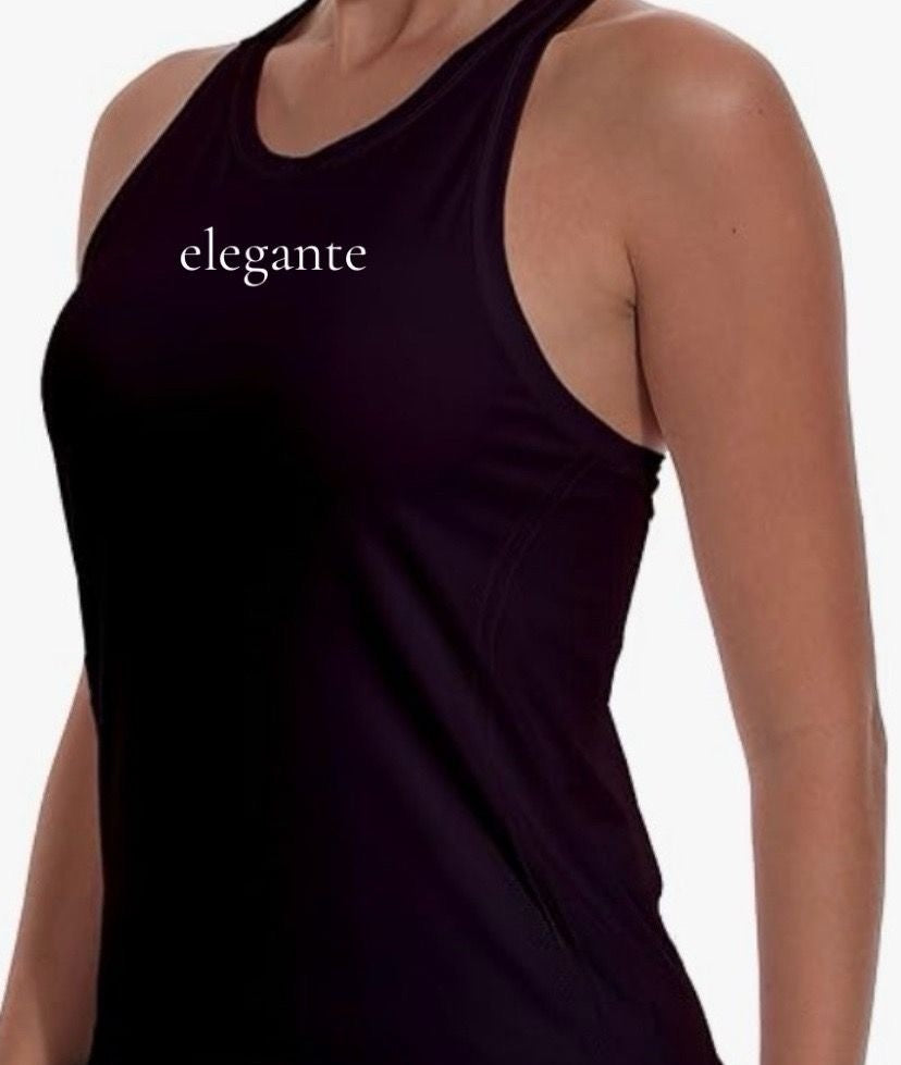 elegante  (Stylish)                                      Racerback Tank Top