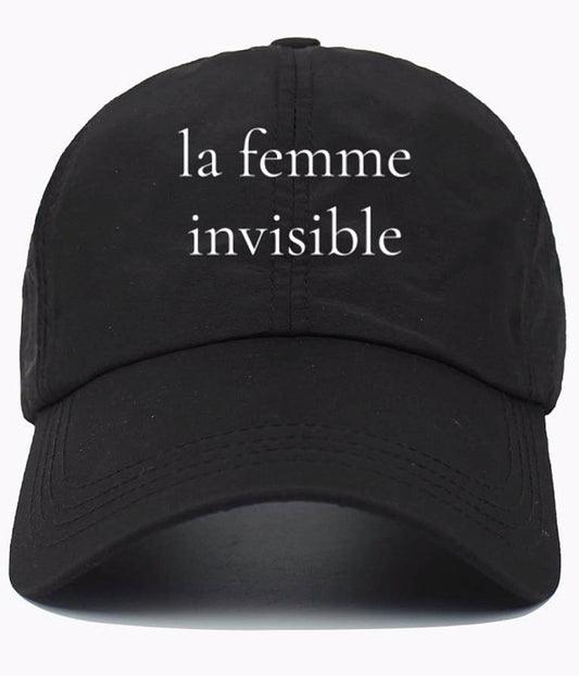 la femme invisible                     (Invisible Woman)                         Cotton Baseball Cap