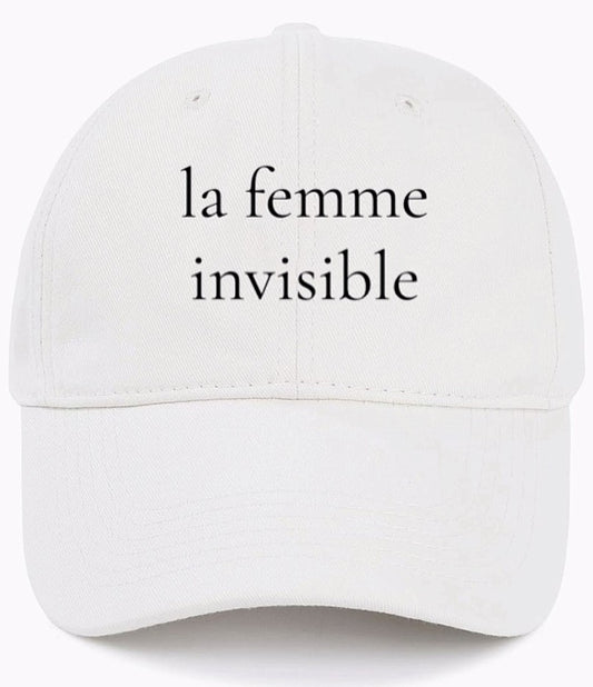 la femme invisible                         (Invisible Woman)                      Cotton Baseball Cap