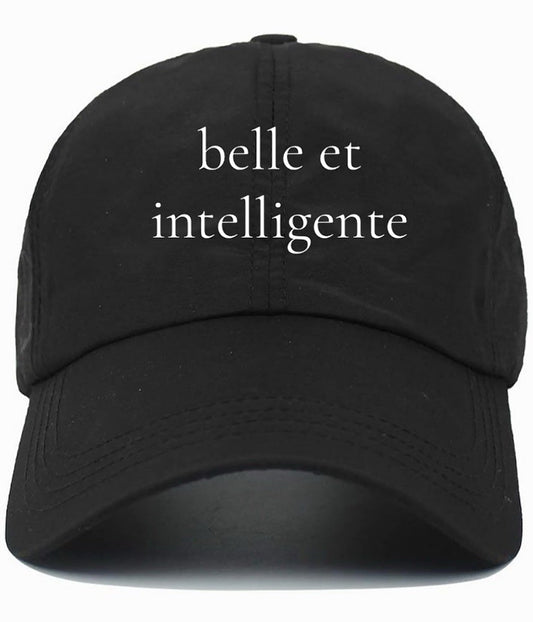 bella et intelligente        (Beautiful and Intelligent)                         Cotton Baseball Cap