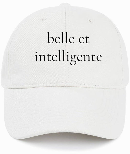 bella et intelligente    (Beautiful and Intelligent)                              Cotton Baseball Cap