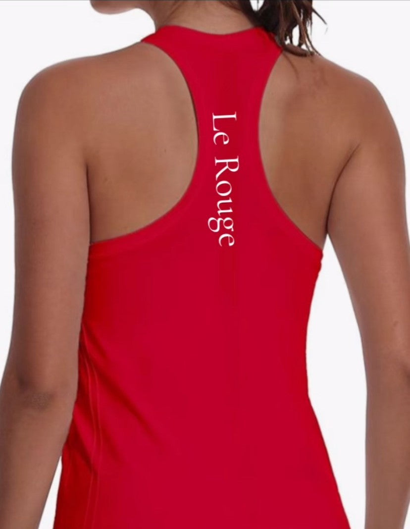Le Rouge                    (The Red)                                                                        Racerback Tank Top