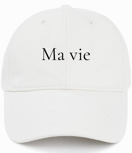 Ma vie                                            (My Life)                                    Cotton Baseball Cap
