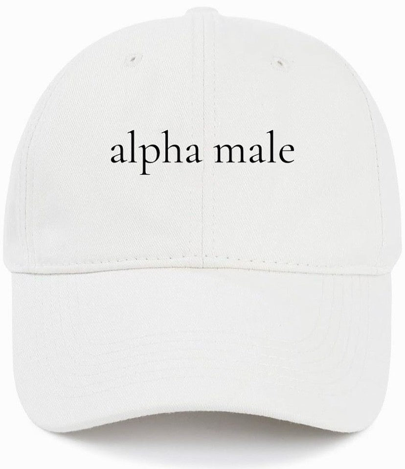 alpha male                                         (Confident Leader)                                Cotton Baseball Cap
