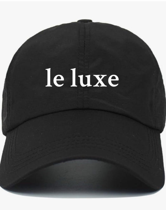 le luxe ( Luxury) Cotton Baseball Cap Limited Edition
