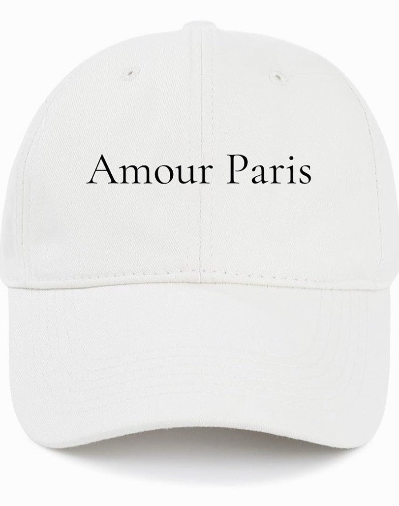 Amour Paris                                                                 Cotton Baseball Cap Limited Edition