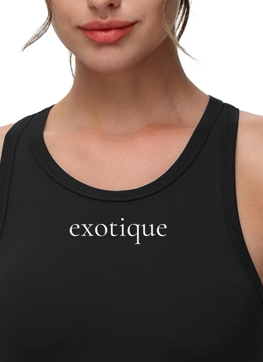 exotique                    (Exotic)               Crew Neck Tank Top