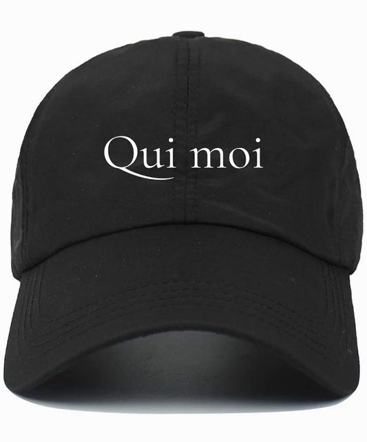 Qui moi                       (Who Me)                                   Cotton Baseball Cap
