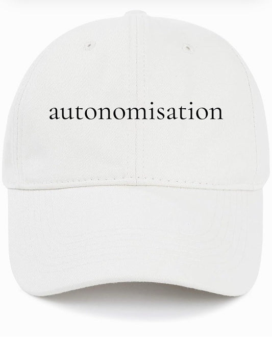 autonomisation                            (Empowerment)                                   Cotton Baseball Cap