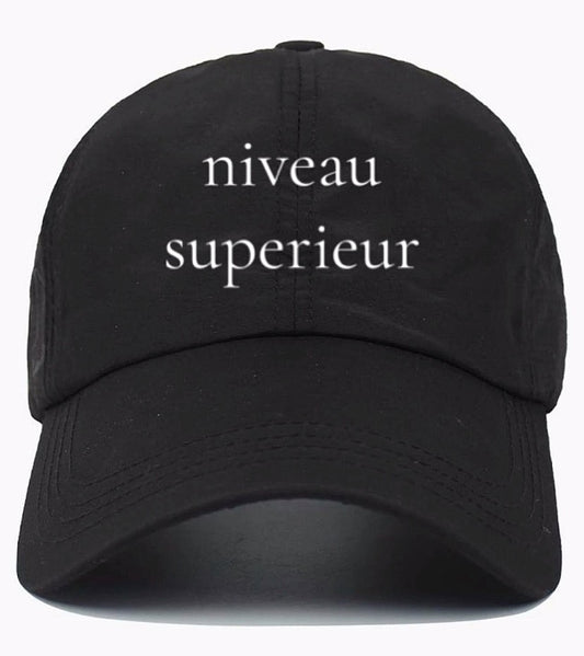 niveau superieur                   (Top Tier)                                            Cotton Baseball Cap