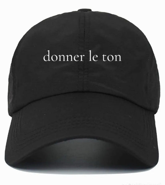 donner le ton                              (Set The Tone)                              Cotton Baseball Cap