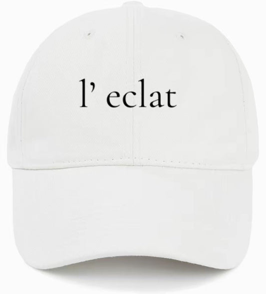 l' eclat                                        (Brillant)                                          Cotton Baseball Cap