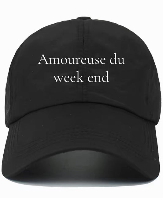 Amoureuse de week end                 (Week End Lover)                                  Cotton Baseball Cap
