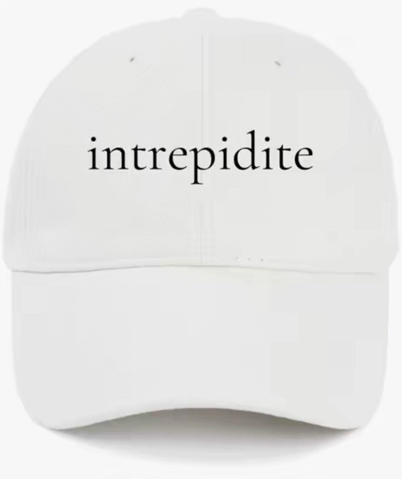 intrepidite                                           (fearlessness)                                         Cotton Baseball Cap