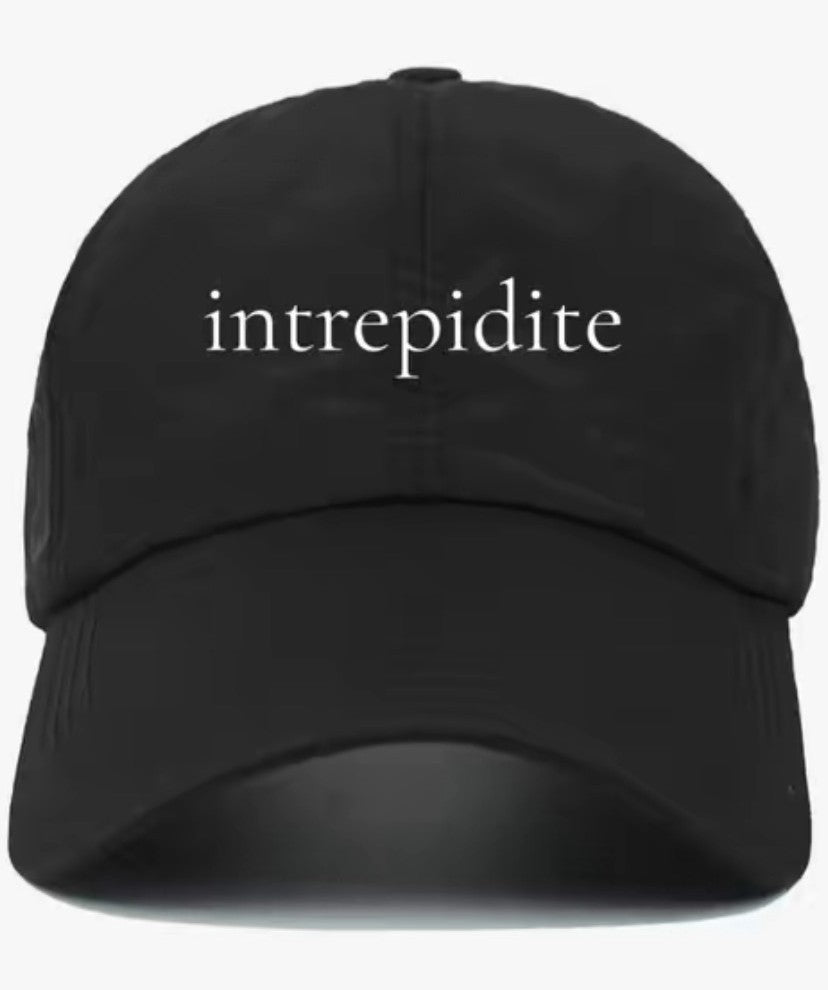 intrepidite                               (fearlessness)                                                   Cotton Baseball Cap