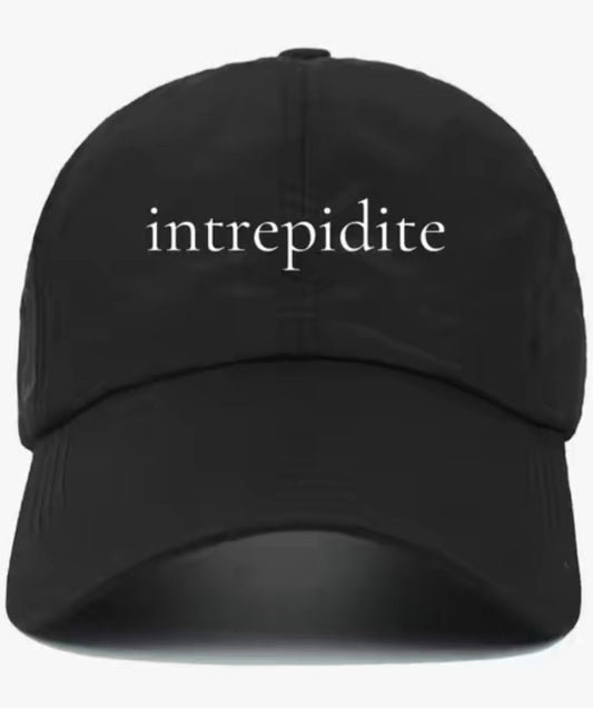 intrepidite                               (fearlessness)                                                   Cotton Baseball Cap