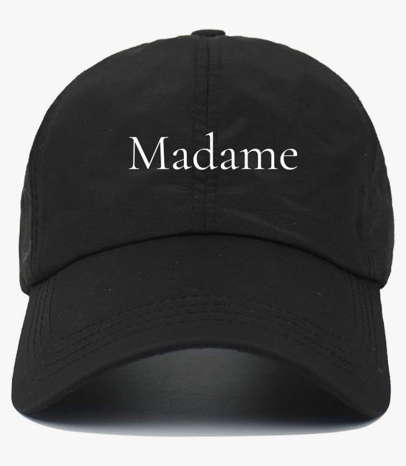 Madame                                                (Mrs.)                                                    Cotton Baseball Cap