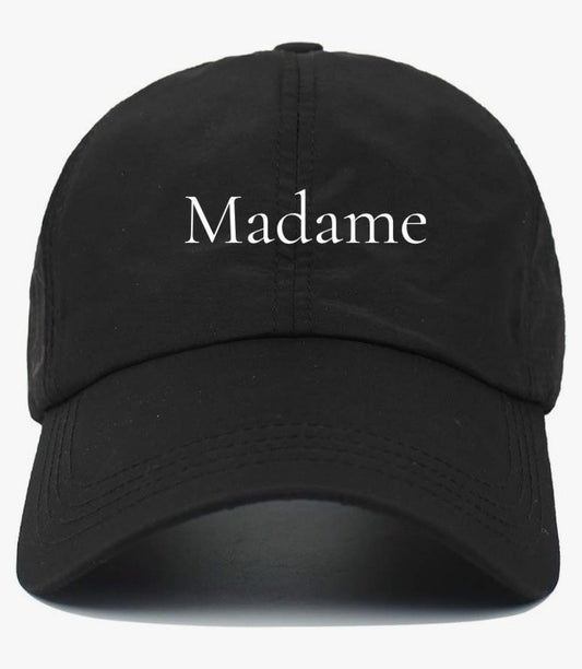 Madame                                                (Mrs.)                                                    Cotton Baseball Cap